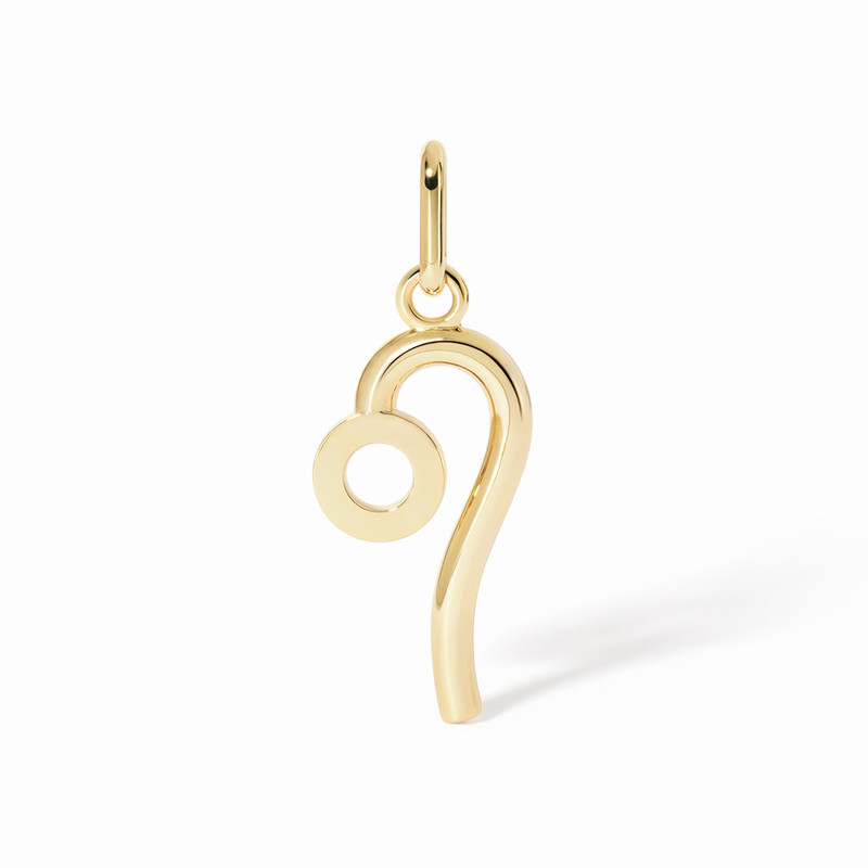 Pendentif dinh van Les Signes Lion grand modèle Or jaune