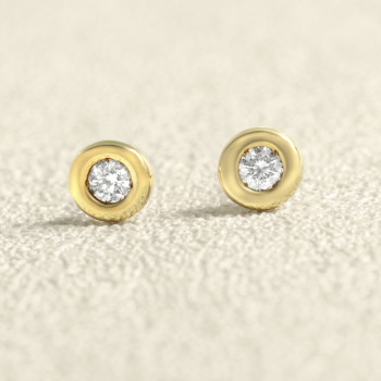 Boucles d'oreilles clous Or...