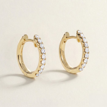 Boucles d'oreilles Or jaune...