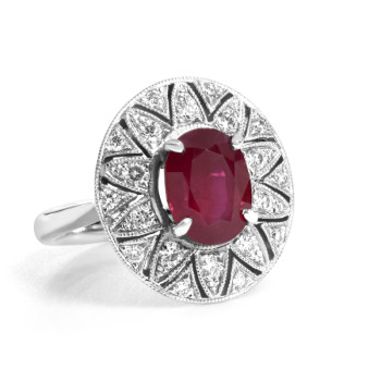 Bague Verhoeven Or blanc,...
