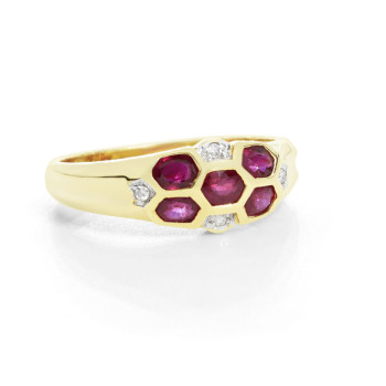 Bague Verhoeven Or jaune,...