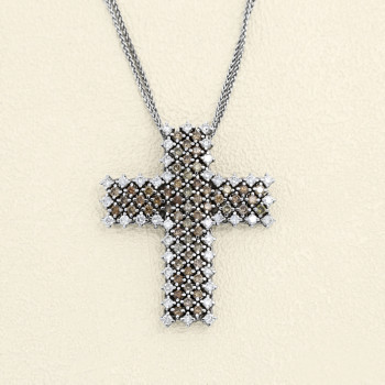 Pendentif Croix souple Or...