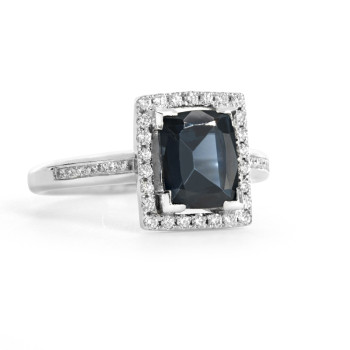 Bague Spinelle et Diamants