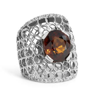 Bague Verhoeven Or Gris,...