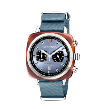 Montre Briston Clubmaster Sport Chrono Acier, Acétane